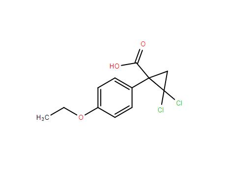 2,2-Dichloro-1-(4'-ethoxyphenyl)cyclopropane-1-carboxylic acid